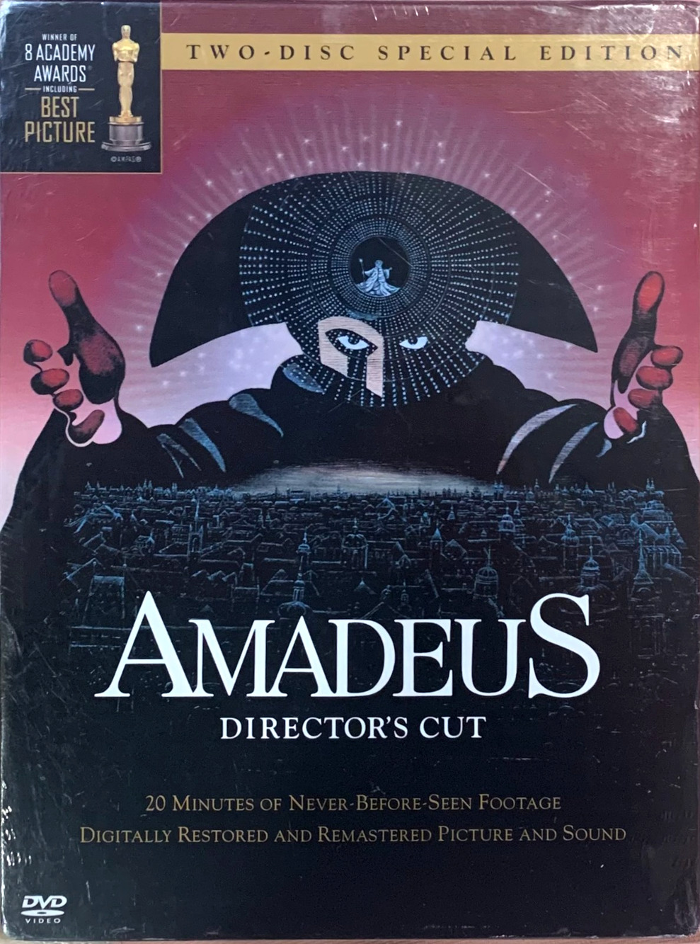 Amadeus Directors Cut NEW (DVD, 2002, 2-Disc Set, Special Edition) Milos Forman